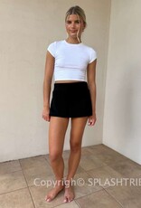 Fleece Skort Mini Skirt