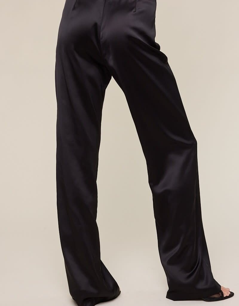 Satin Side Zip Pants