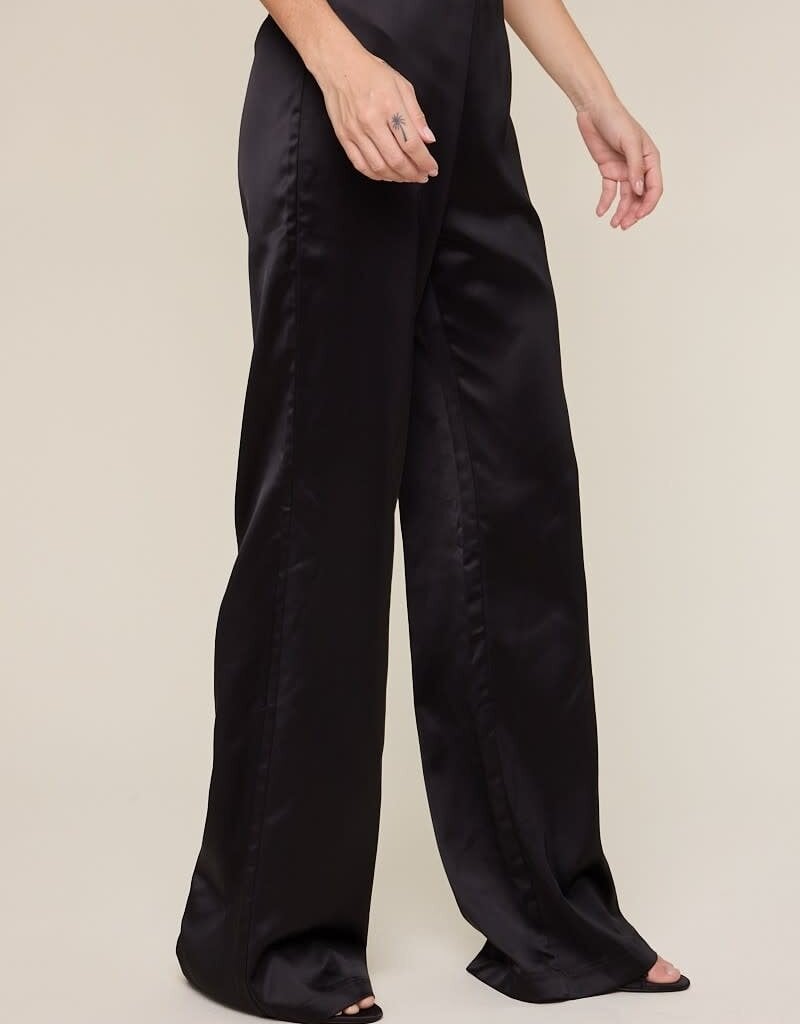 Satin Side Zip Pants
