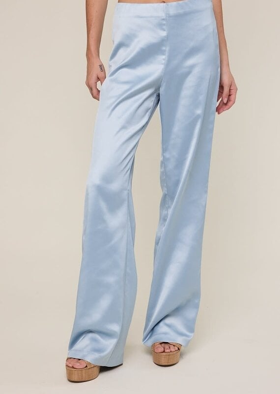 Satin Side Zip Pants