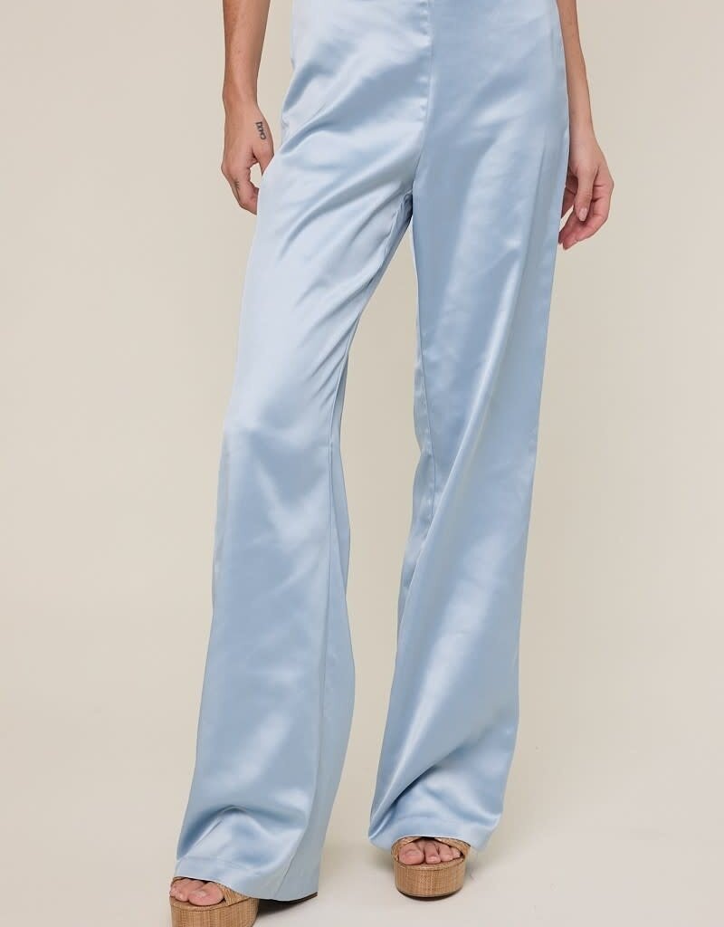 Satin Side Zip Pants