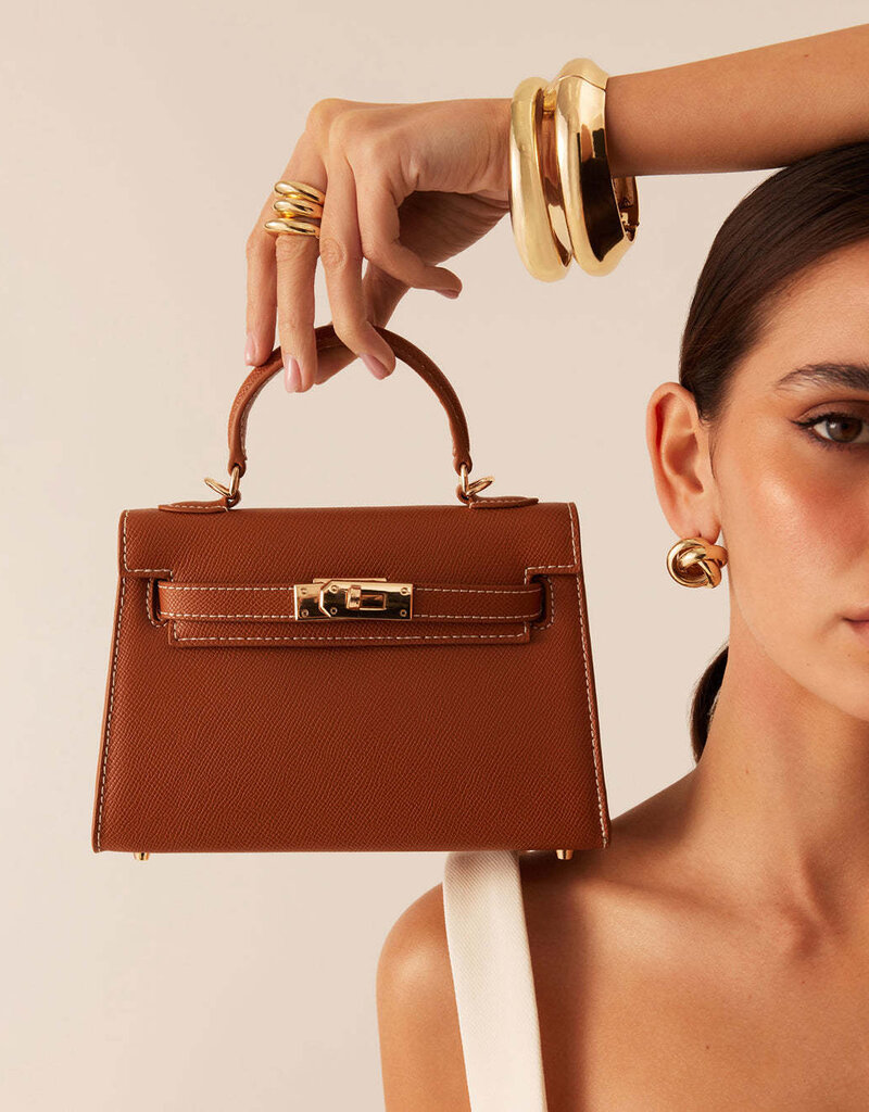 Billini Hariette Handle Bag Tan