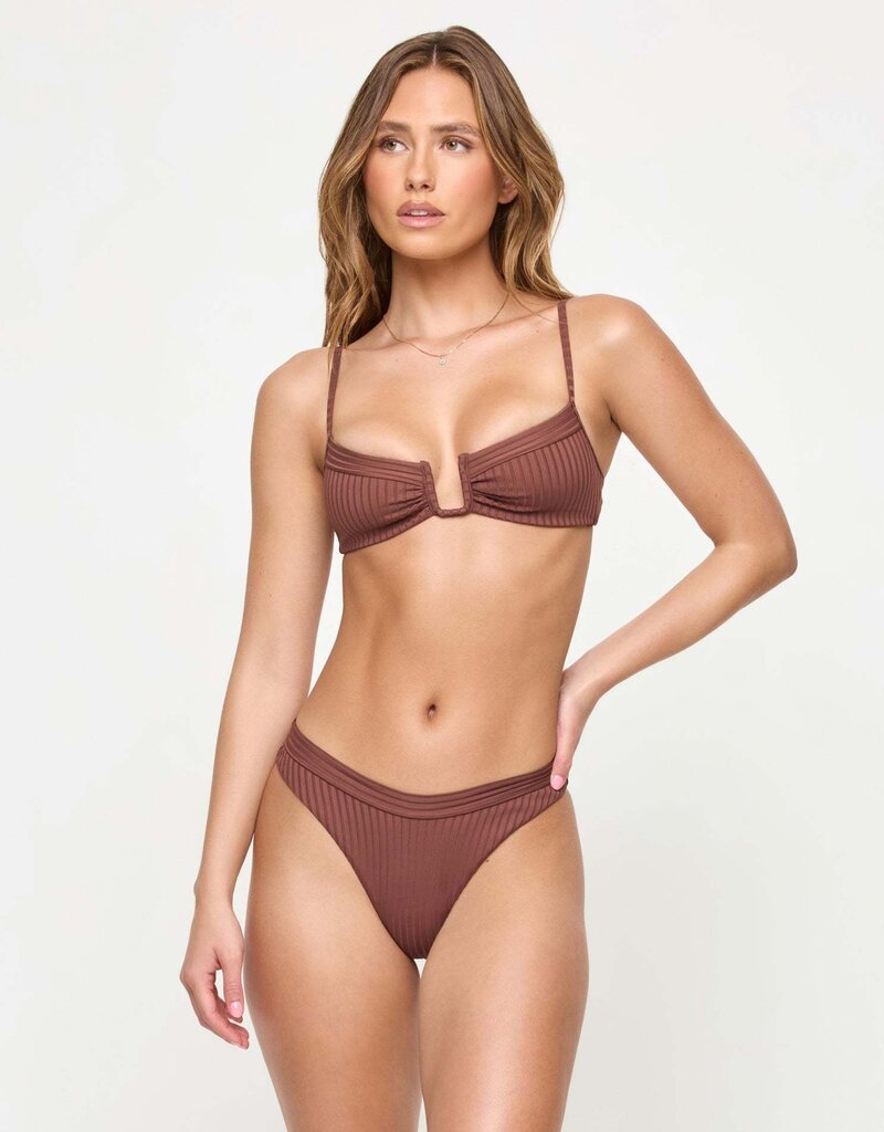 L Space Mercer Eco Rib Bikini Bottom Classic