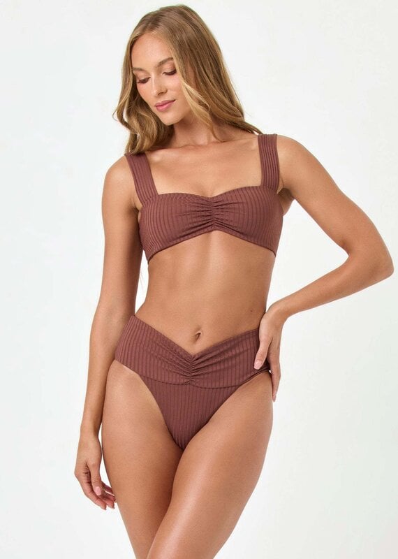 L Space Marlee Eco Rib Bikini Top