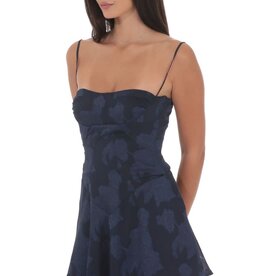 Lucy In The Sky Textured Floral A Line Mini Dress