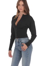Lucy In The Sky Cinched Knit Cardigan