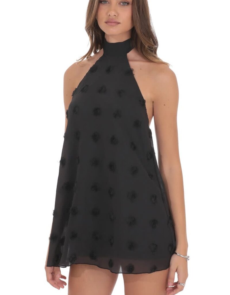 Lucy In The Sky Florette Halter Shift Mini Dress
