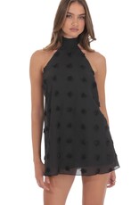 Lucy In The Sky Florette Halter Shift Mini Dress