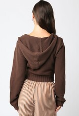 Cailey Knit Zip Up Hoodie