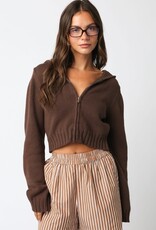 Cailey Knit Zip Up Hoodie