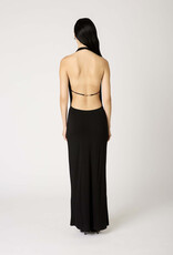 Xenia Cowl Neck Halter Maxi Dress