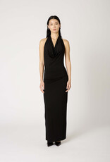 Xenia Cowl Neck Halter Maxi Dress