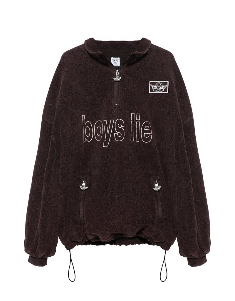 Boys Lie BFFAE Half Zip A1 Crewneck