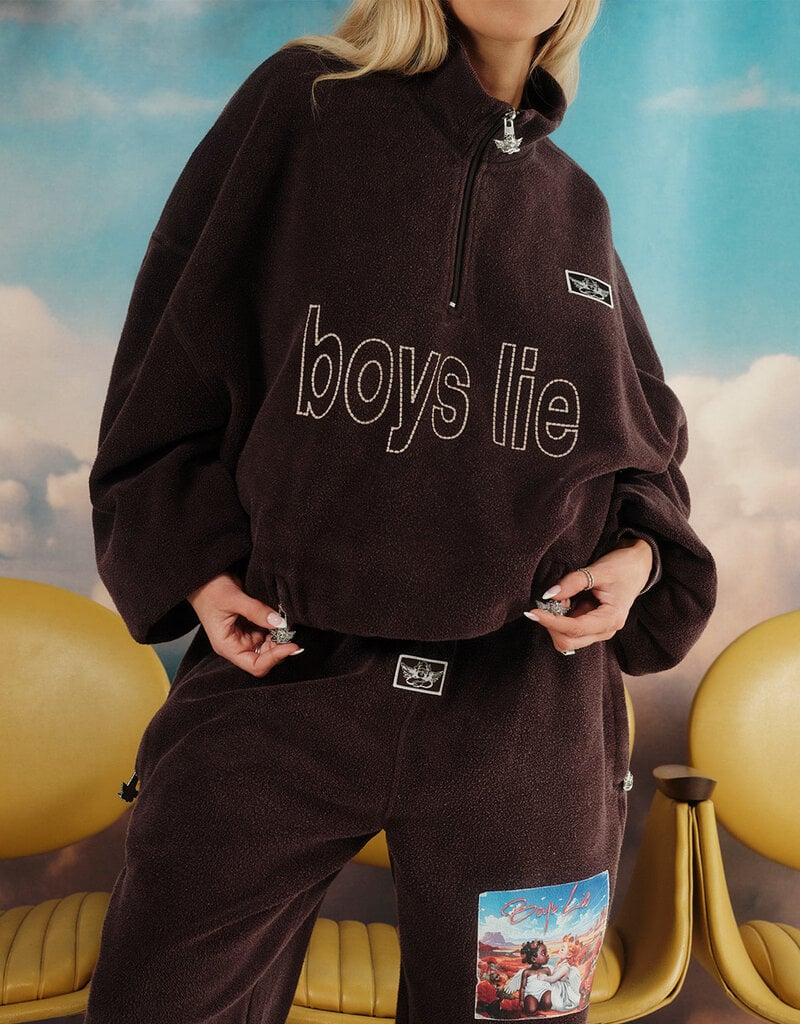 Boys Lie BFFAE Half Zip A1 Crewneck