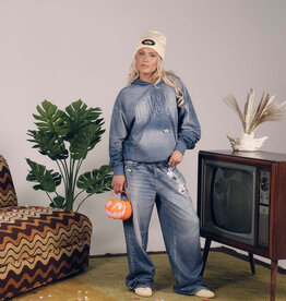 Boys Lie Done Denim Sweatpants