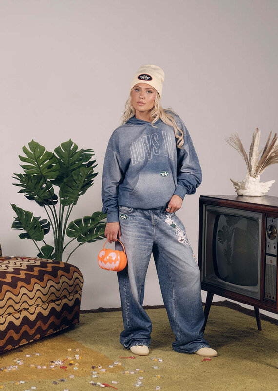Boys Lie Done Denim Sweatpants