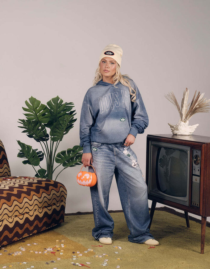 Boys Lie Done Denim Sweatpants