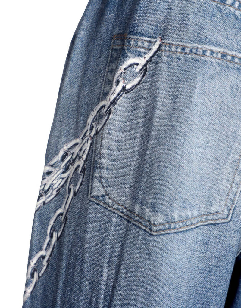 Boys Lie Done Denim Sweatpants