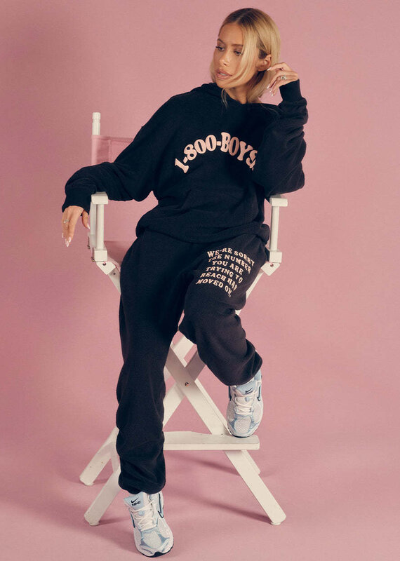 Boys Lie Black 1-800 Boys Lie Mac Slim Sweats