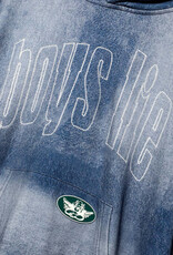Boys Lie Done Denim Racer Hoodie