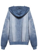 Boys Lie Done Denim Racer Hoodie