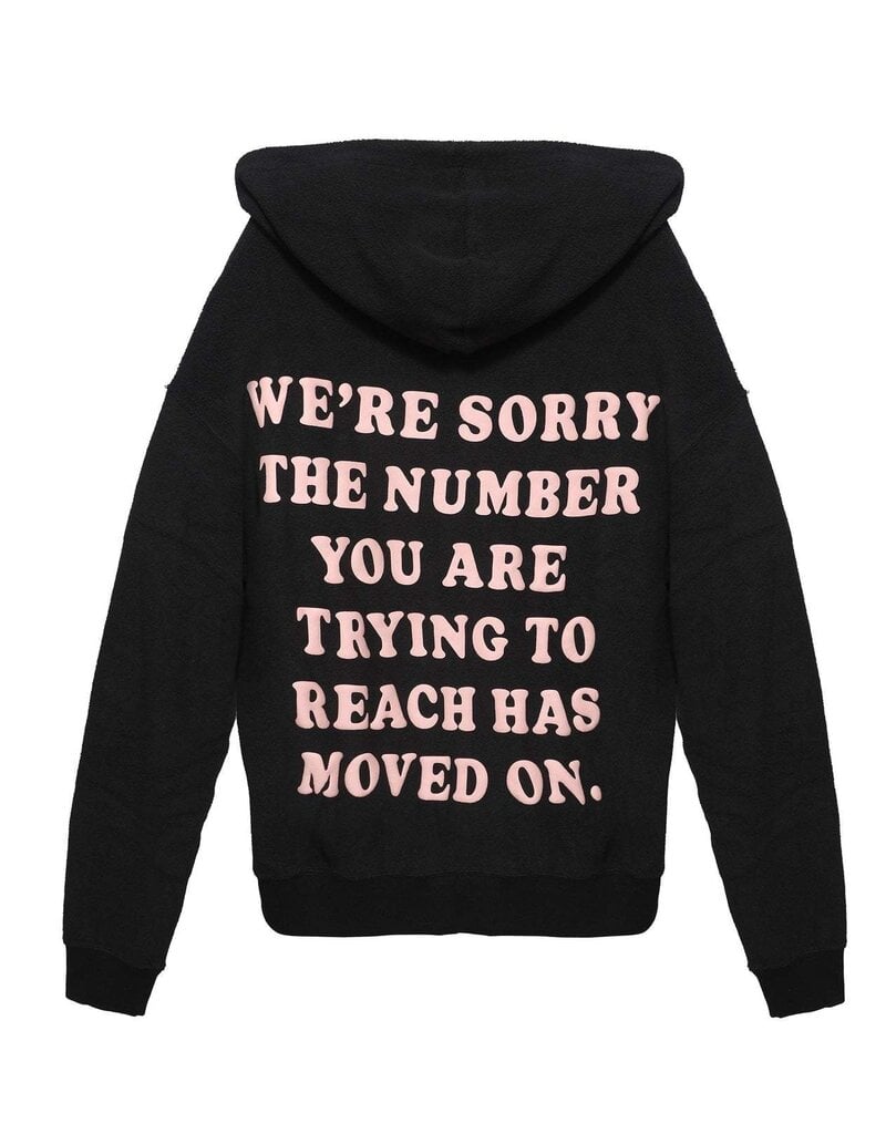 Boys Lie Black 1-800 Boys Lie Racer Hoodie