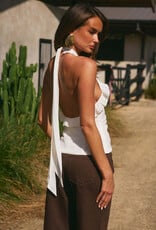 Ivy High Neck Ruffle Top