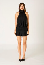 Katelyn Halter Ruched Hip Mini Dress