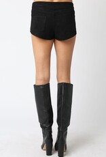 Deane Faux Suede Micro Shorts