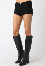Deane Faux Suede Micro Shorts