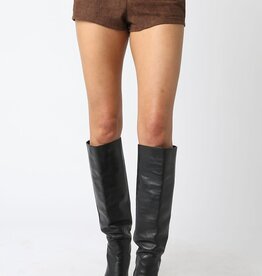 Deane Faux Suede Micro Shorts