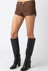 Deane Faux Suede Micro Shorts
