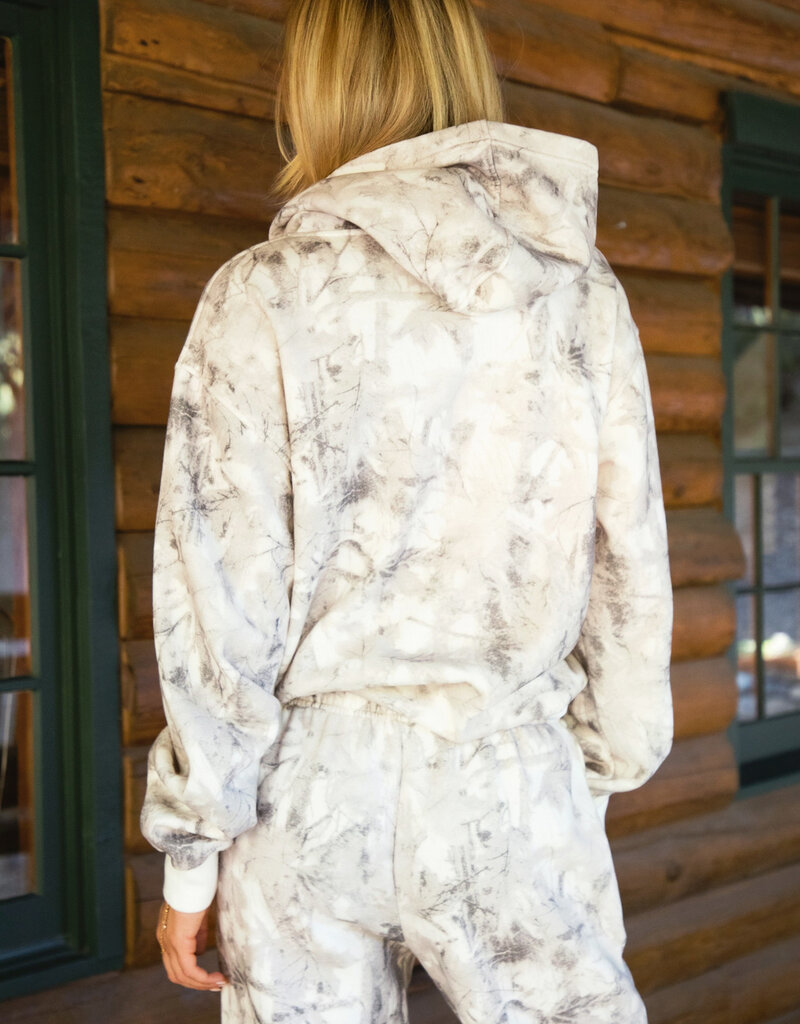 Woodland Camo Fleece Oversized Hoodie