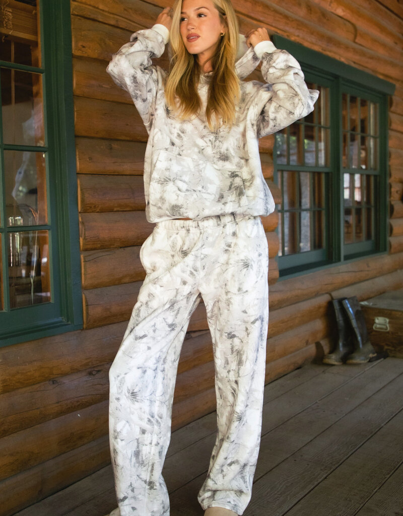 Woodland Camo Fleece Oversized Hoodie