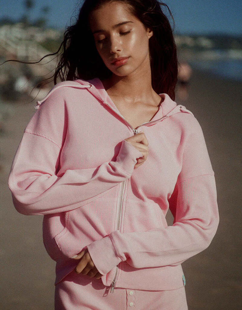 Frankies Bikinis Weekend Thermal Hoodie