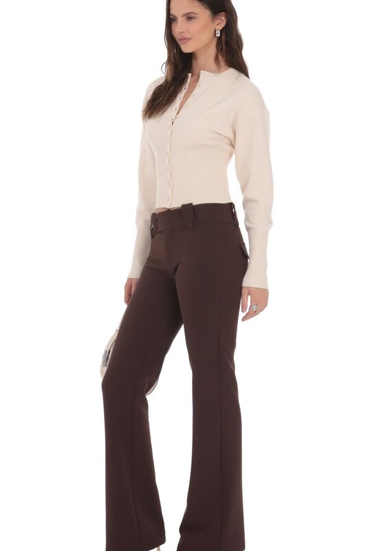 Lucy In The Sky Low Rise Boot Cut Pants