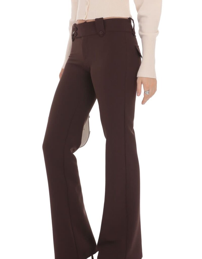 Lucy In The Sky Low Rise Boot Cut Pants