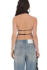 Lucy In The Sky Satin Open Back Top