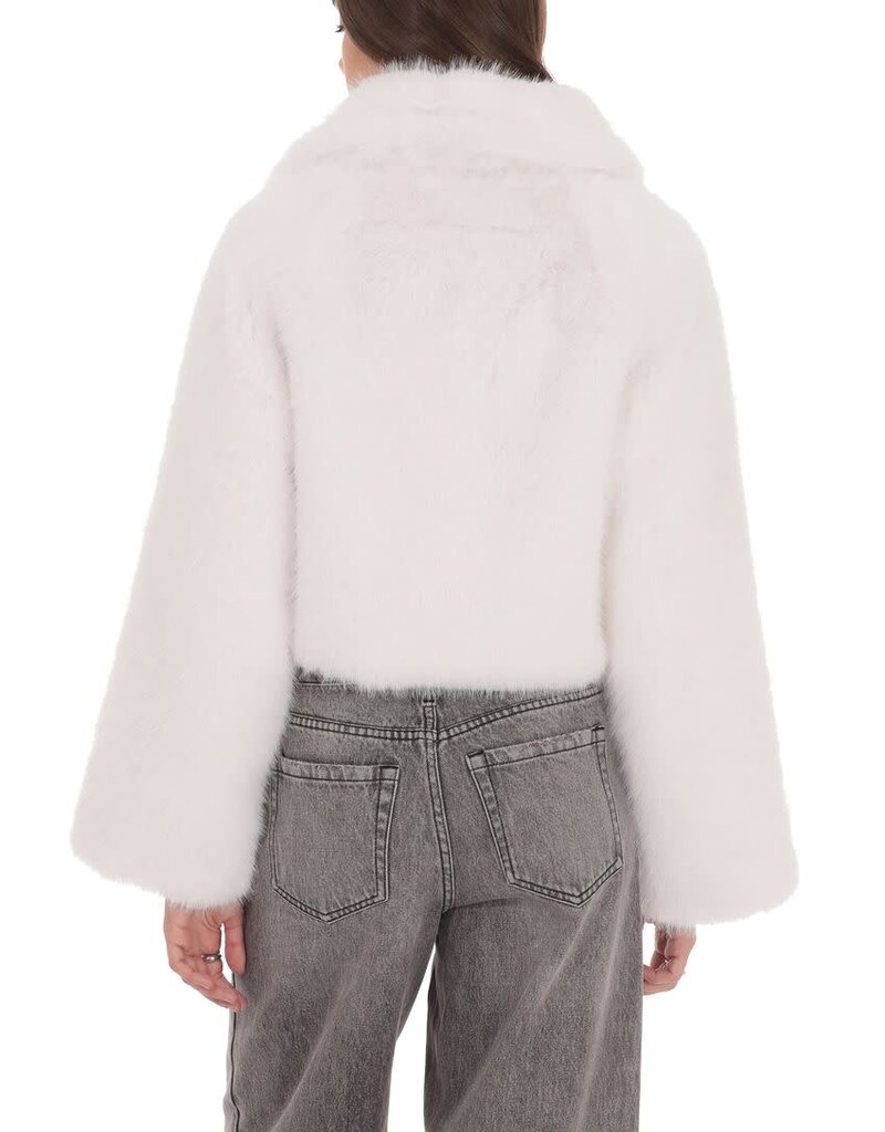 Lucy In The Sky Faux Fur Cropped Jacket