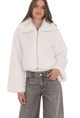 Lucy In The Sky Faux Fur Cropped Jacket