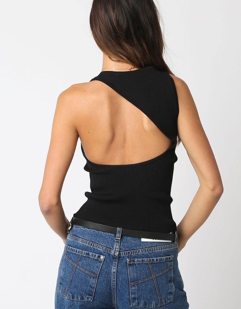 Harris Ribbed Cutout Tank Top
