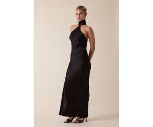 chinese dress ladies V-Neck Backless Satin Long Dress main image 0