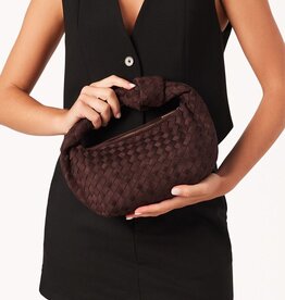 Billini Keri Handle Bag Chocolate Suede