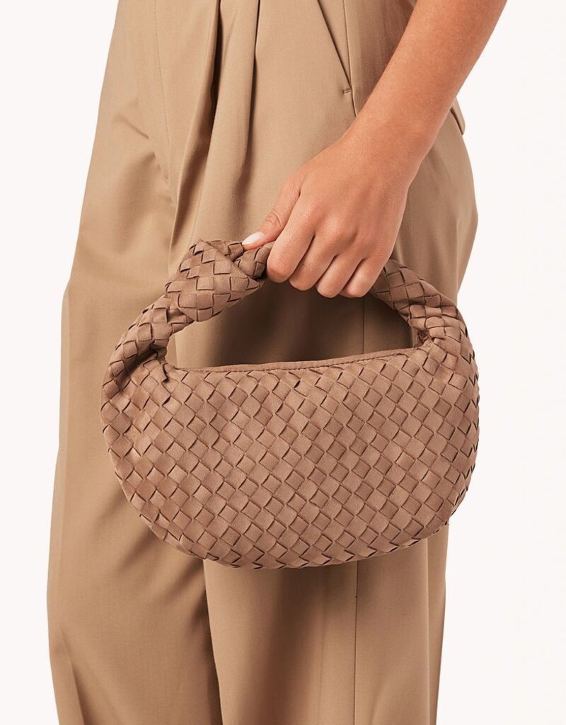 Billini Keri Handle Bag Fawn Suede