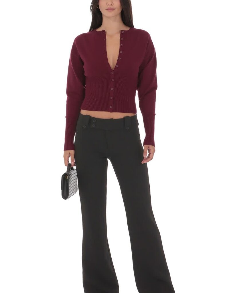 Lucy In The Sky Low Rise Boot Cut Pants