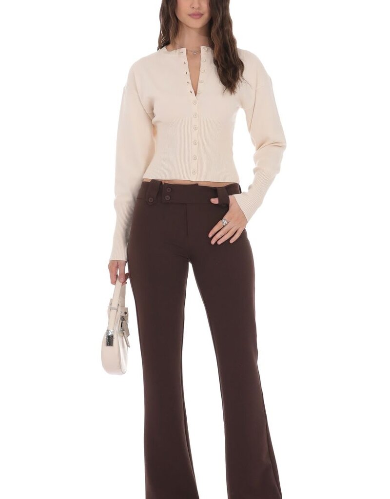 Lucy In The Sky Low Rise Boot Cut Pants