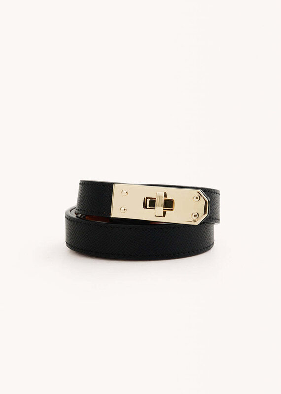 Billini Blake Belt Black Gold