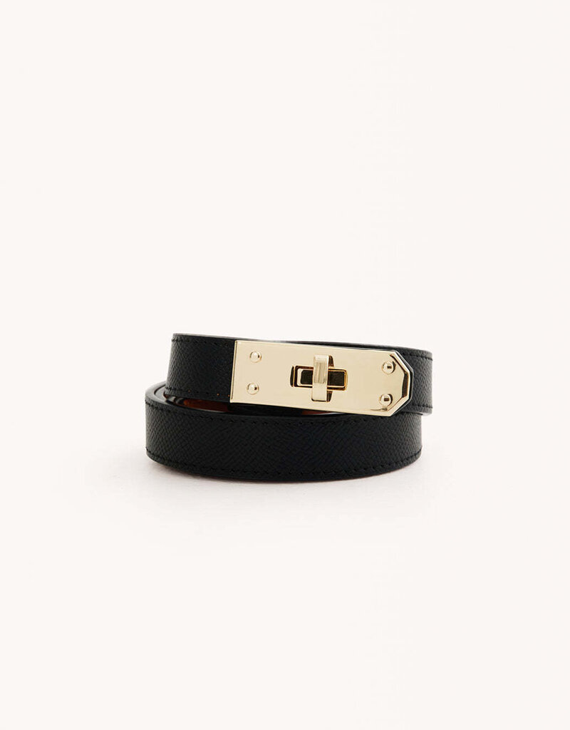 Billini Blake Belt Black Gold