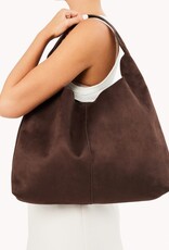 Billini Remi Shoulder Bag Dark Cacao Suede