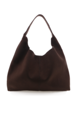 Billini Remi Shoulder Bag Dark Cacao Suede